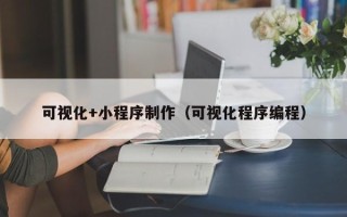 固始可视化+小程序制作（可视化程序编程）